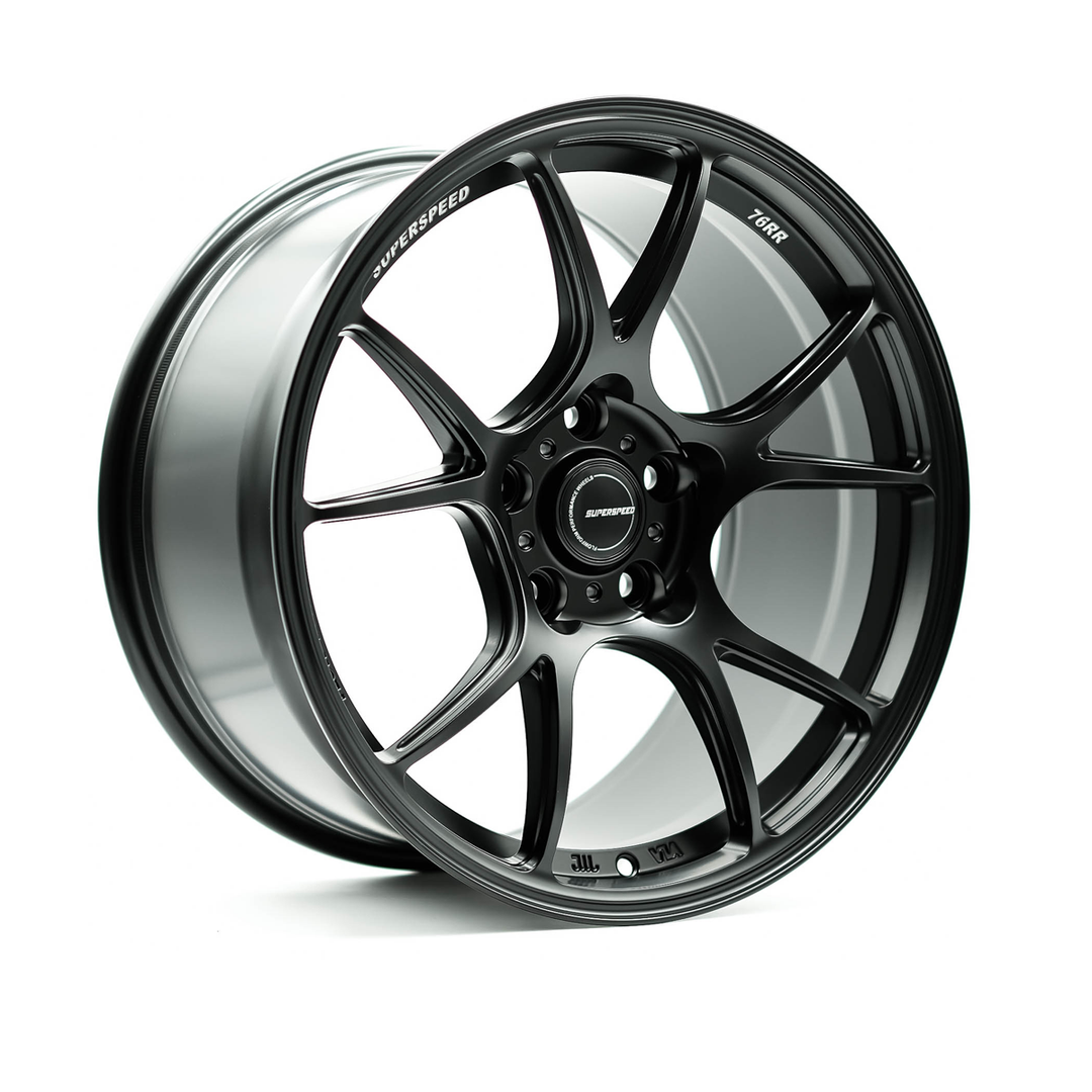 Superspeed Flow Form 76RR 18x9.5 5x112 25 66.6 Matt Black