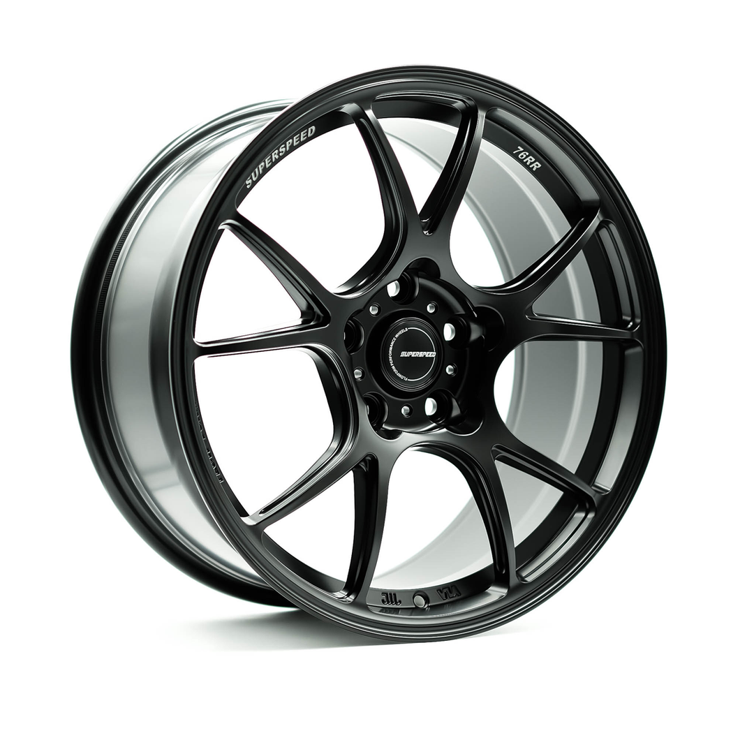 Superspeed Flow Form 76RR 18x8.5 5x100 35 73.1 Matt Black
