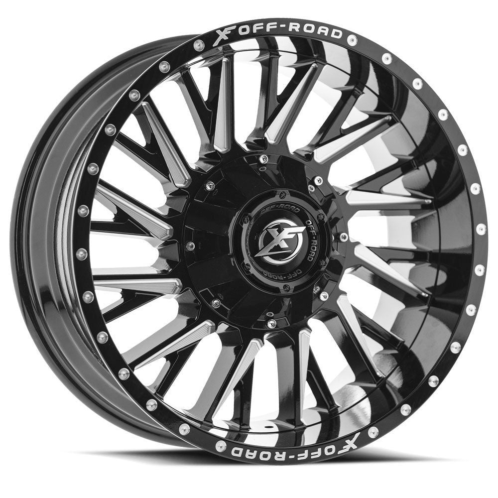 XF Offroad XF-226 20x9 5x139.7 / 5x150 12 125.2 Gloss Black Milled