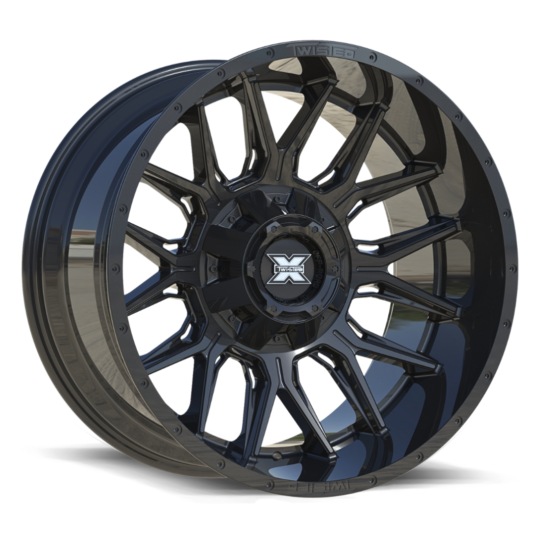 Twisted Off-Road TW1 20x10 6x135 / 6x139.7 -18 NA Gloss Black