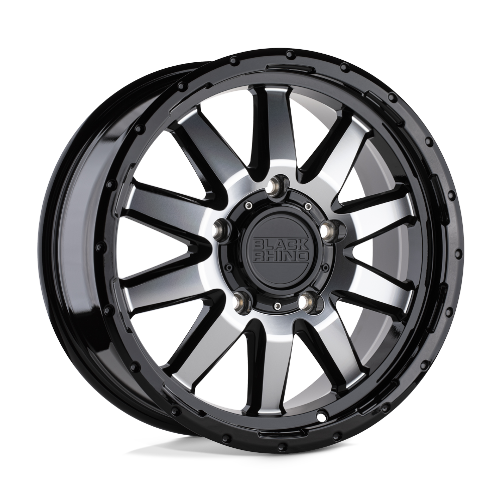 Black Rhino Excursion 17x7.5 6x139.7 35 112.1 Noir brillant avec face miroir