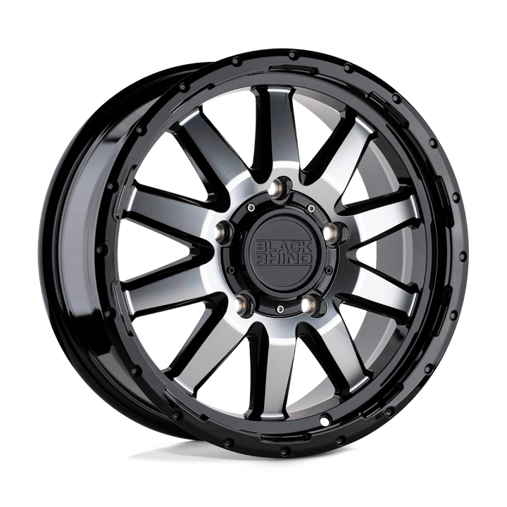 Black Rhino Excursion 17x7.5 6x139.7 35 112.1 Noir brillant avec face miroir