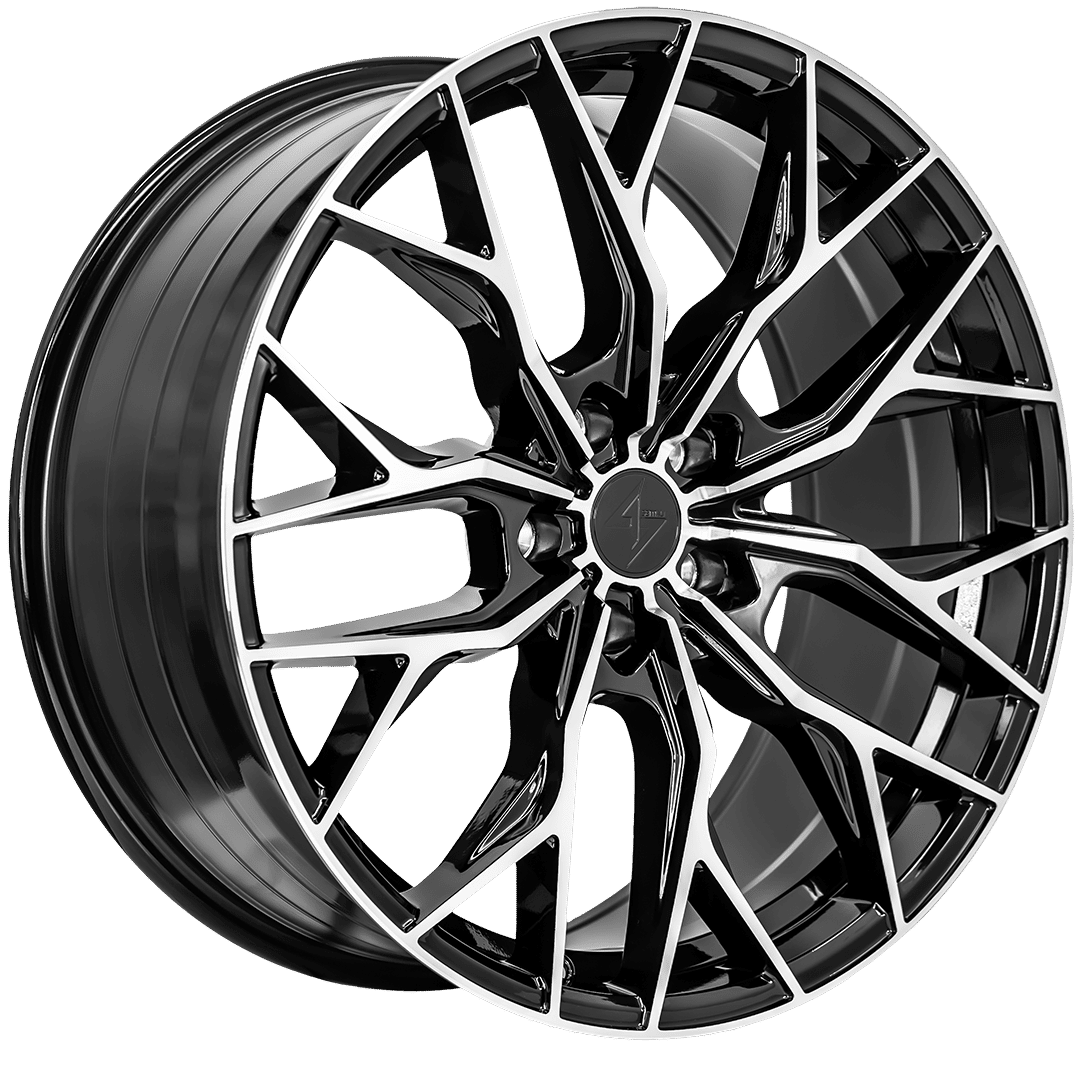 Sentali Street SS2 19x8.5 5x114.3 35 73.1 Gloss Black Machined Face
