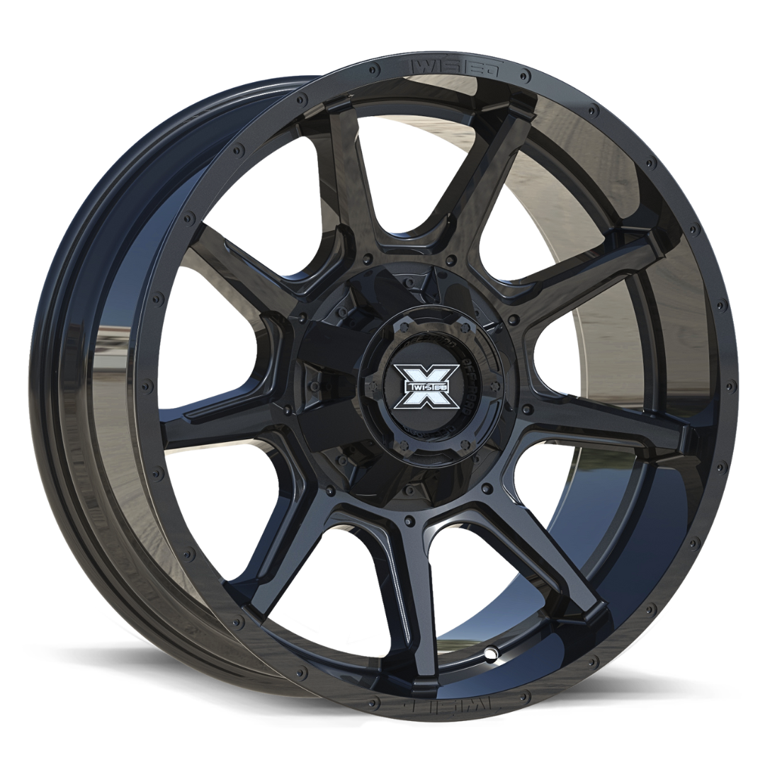 Twisted Off-Road TW2 20x9 8x165.1 / 8x170 12 NA Gloss Black