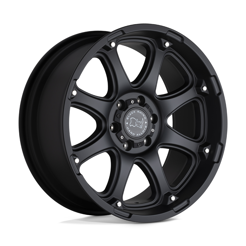 Black Rhino Glamis 17x9 8x165.1 -12 122.4 Matte Black