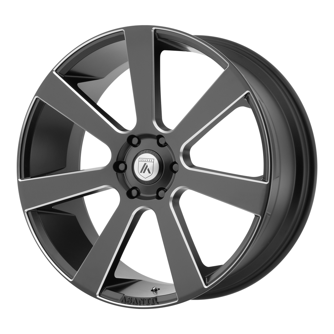 Asanti Wheels Black Label Abl-15 Apollo 24x9 6x135 35 87.1 Satin Black Milled