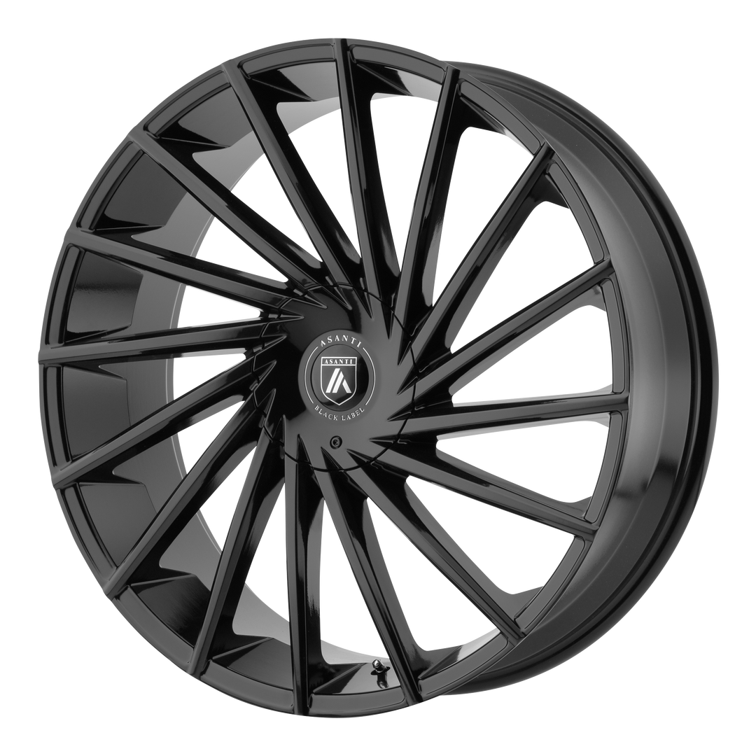 Asanti Wheels Black Label Abl-18 Matar 24x9 6x135 / 6x139.7 15 106.1 Gloss Black