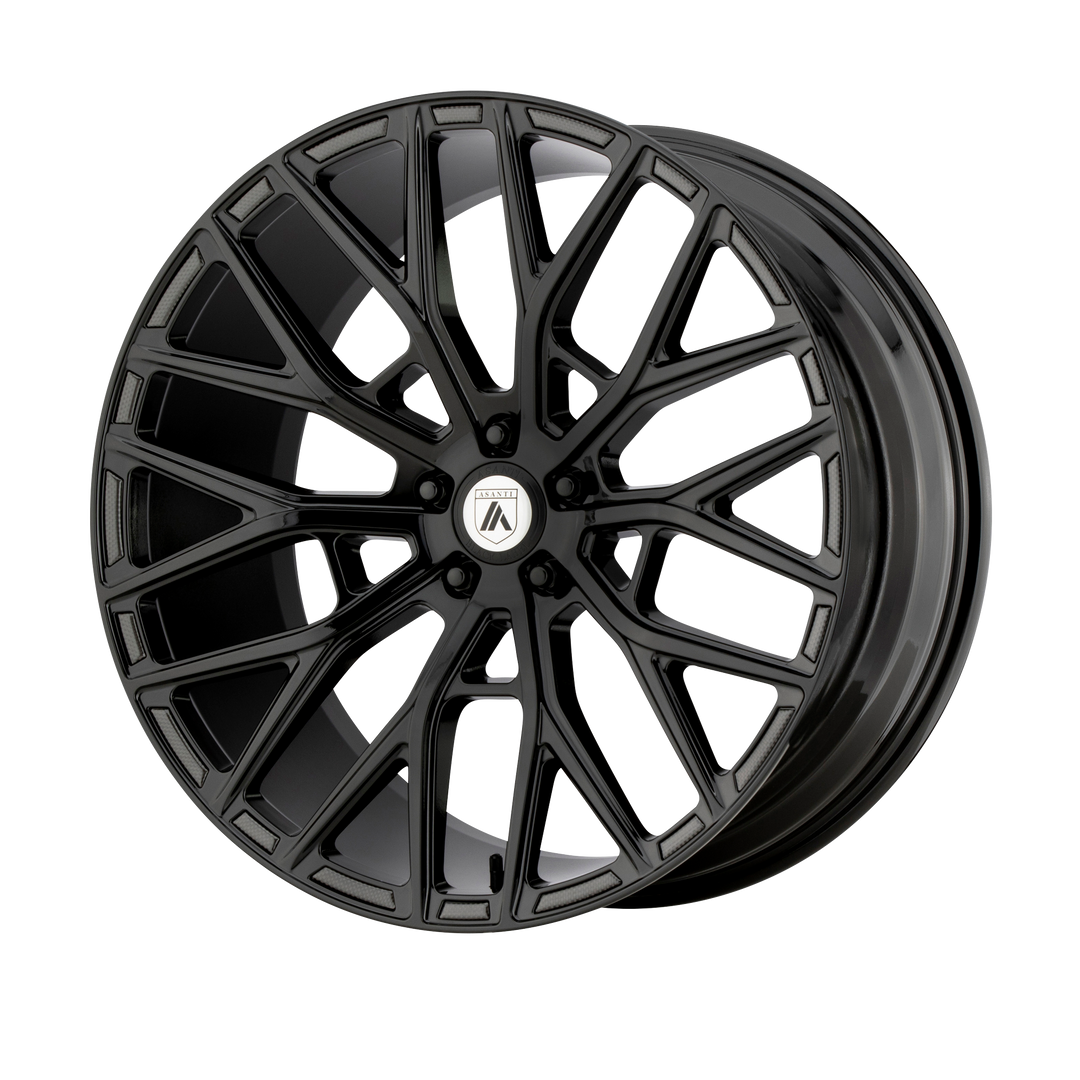 Asanti Wheels Black Label Abl-21 Leo 22x10.5 5x115 25 72.56 Gloss Black