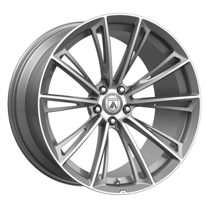 Asanti Wheels Black Label Abl30 Corona Truck 22x9 5x112 32 72.56 Titane Brossé