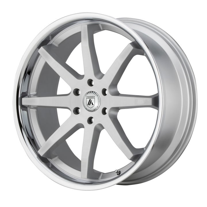 Asanti Wheels Black Label Abl-32 Kaiser 20x9 6x135 30 87.1 Brushed Silver Chrome Lip