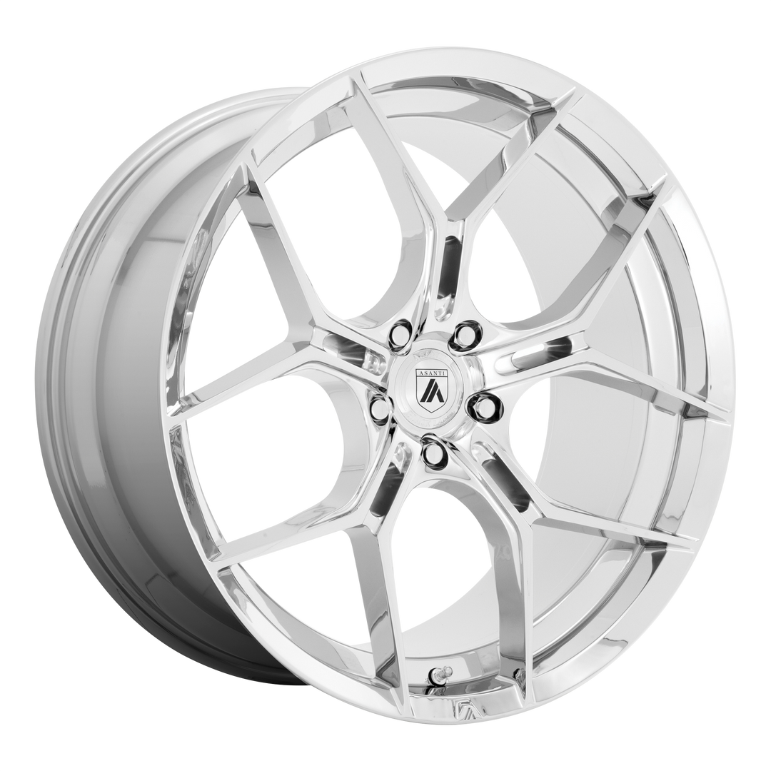 Asanti Wheels Black Label Abl-37 Monarch 22x9 5x115 15 72.56 Chrome