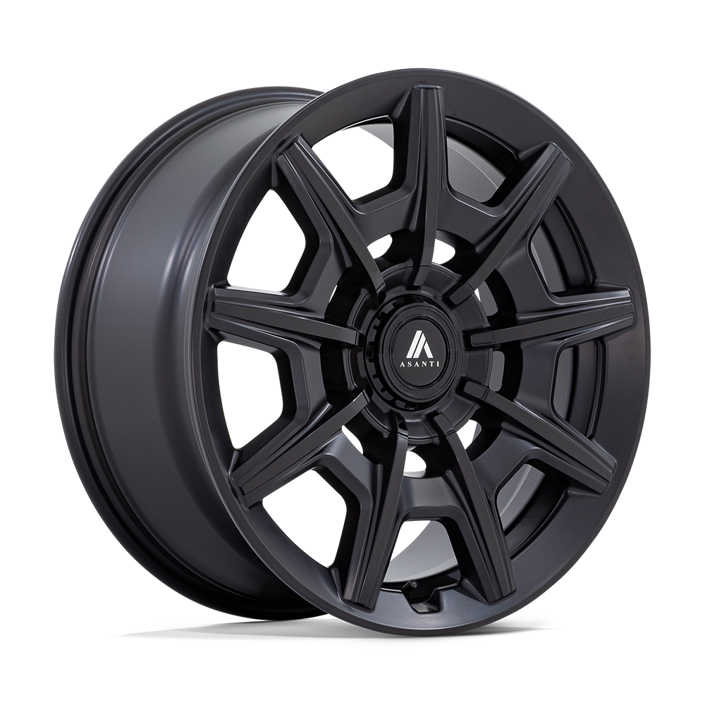 Asanti Black Abl-41 Esquire 20x9 5x112 / 5x120 27 74.1 Noir satiné avec face noire brillante