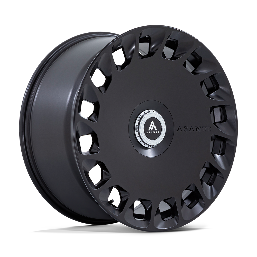 Asanti Black Abl-45 Aristocrat 22x9 5x108 / 5x114.3 38 72.56 Matte Black