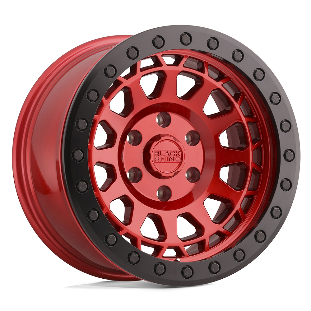Black Rhino Primm 17x8.5 5x127 -38 71.5 Candy Red W / Black Bolts