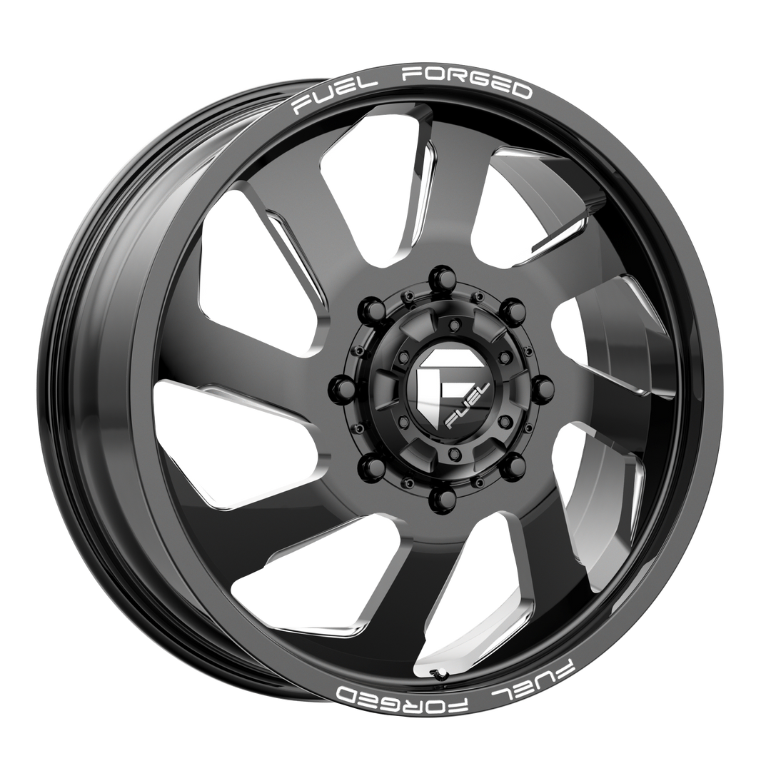Fuel Mono Dd39 Ff39d 20x8.25 8x200 105 142 Gloss Black Milled