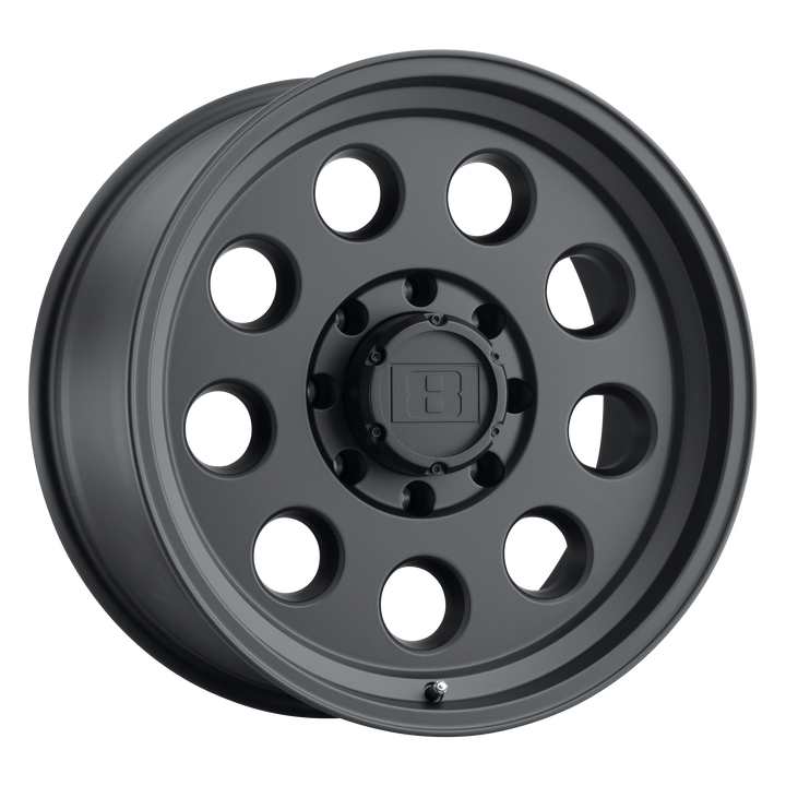Niveau 8 Hauler 16x6 6x139.7 0 108 Noir Mat