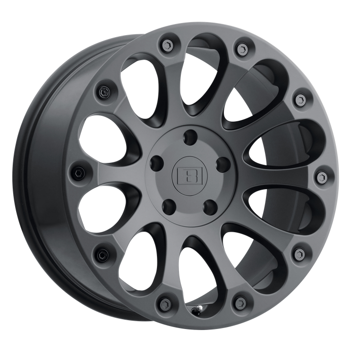 Niveau 8 Impact 16x8,5 6x132 12 74,5 Noir mat