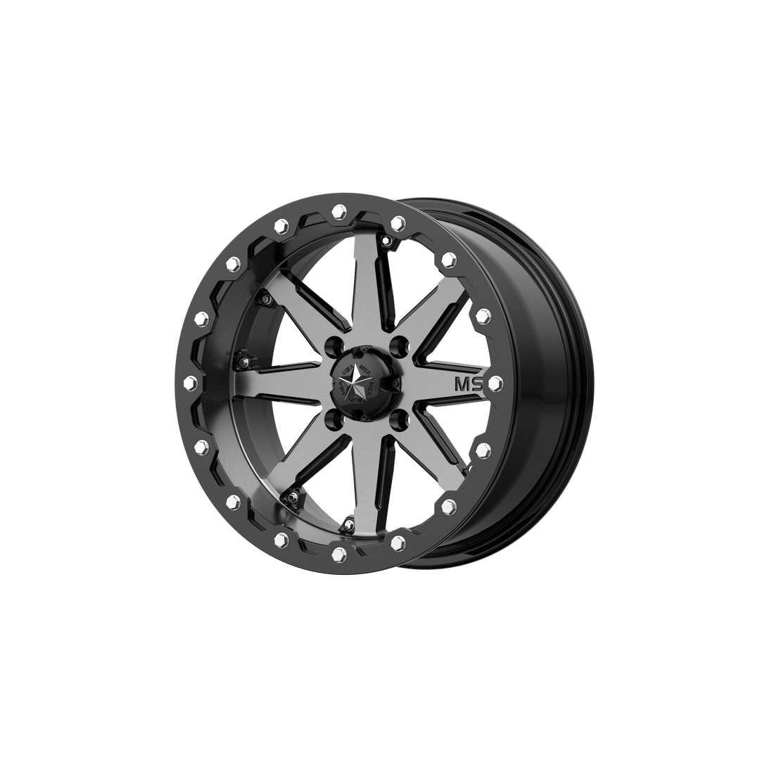 MSA Offroad Wheels M21 LOK Beadlock 14x7 4x156 0 132 Charcoal Tint