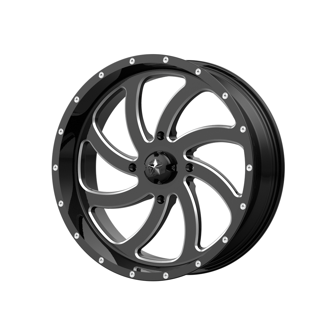MSA Offroad Wheels M36 Switch 18x7 4x137 0 112.1 Gloss Black Milled