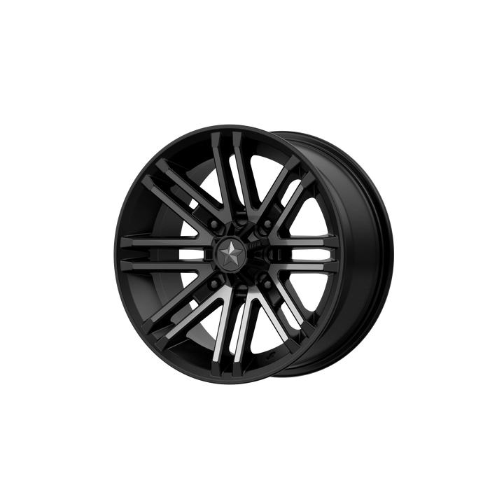 MSA Offroad Wheels M40 Rogue 14x7 4x137 10 112.1 Teinte Titane Noir Satiné