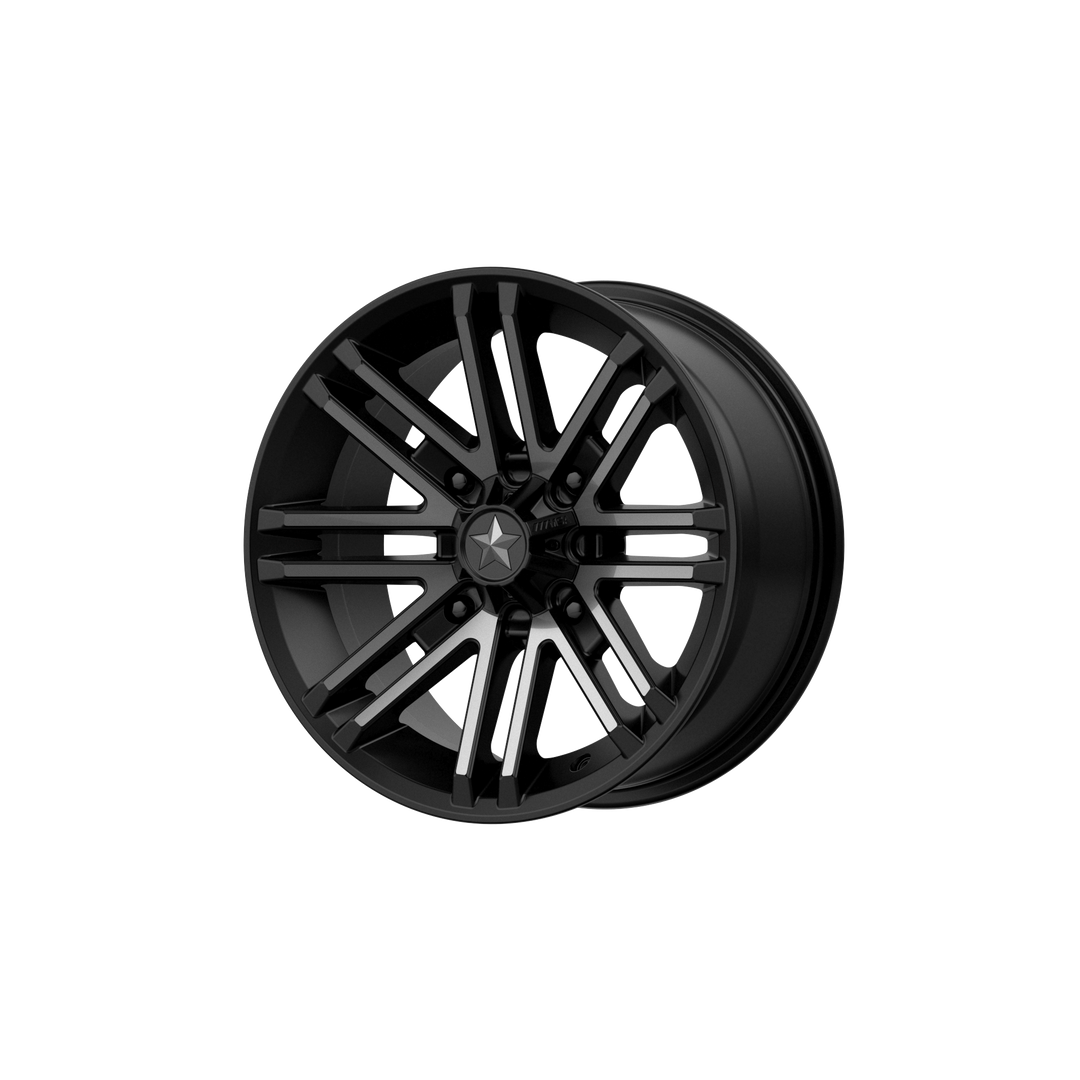 MSA Offroad Wheels M40 Rogue 14x7 4x137 10 112.1 Teinte Titane Noir Satiné