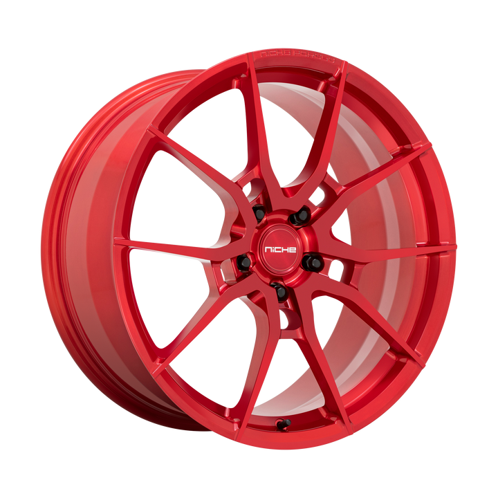 Niche Mono T113 Kanan 20x9 5x112 25 66.56 Brushed Candy Red
