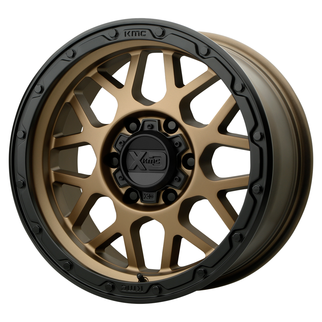 XD Wheels Xd135 Grenade Ou 20x9 6x114.3 18 66.06 Bronze Mat Lèvre Noir Mat