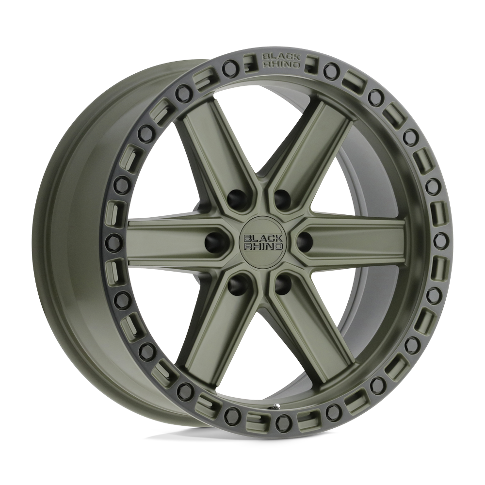 Black Rhino Henderson 17x9 6x135 0 87.1 Olive Drab Green W / Black Ring