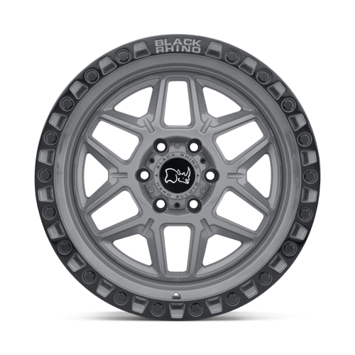 Black Rhino Kelso 18x9 5x127 -18 71.5 Battleship Gray W / Black Ring