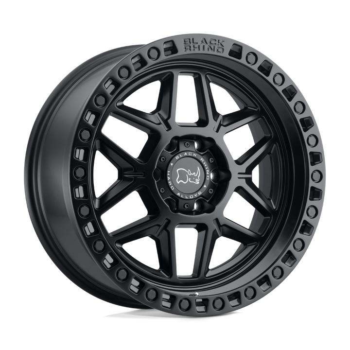 Black Rhino Kelso 17x9 5x127 -18 71.5 Matte Black