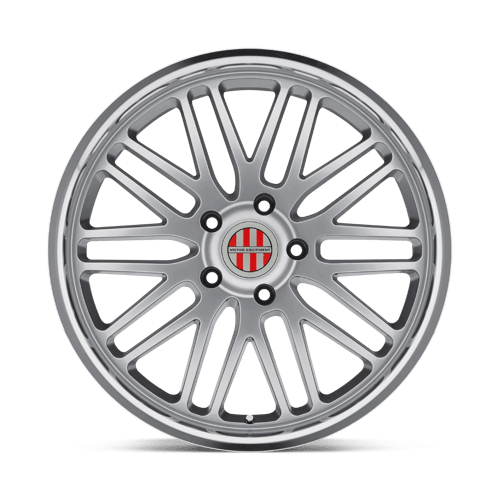 Victor Equipment Lemans 18x11 5x130 52 71.5 Hyper Silver W / Mirror Cut Lip