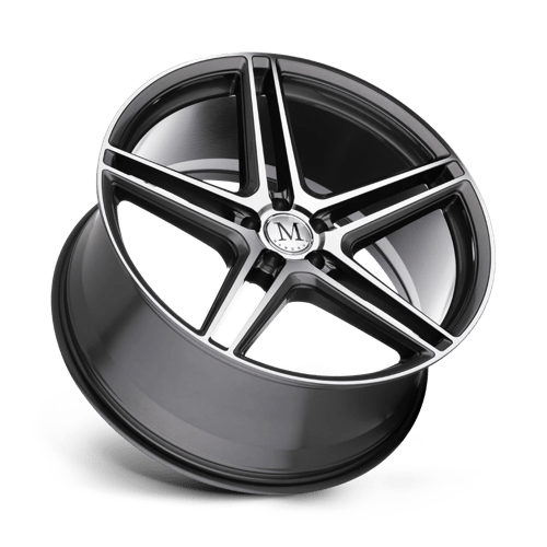 Mandrus Bremen 20x10 5x112 25 66.56 Gloss Gunmetal W/ Mirror Cut Face