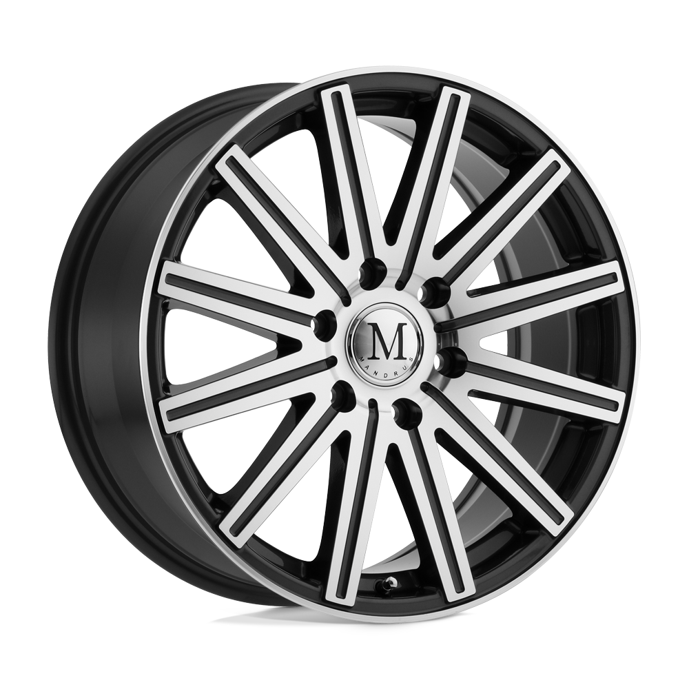 Mandrus Stark 17x7,5 6x130 52 84,1 Gunmetal avec face et lèvre coupées en miroir