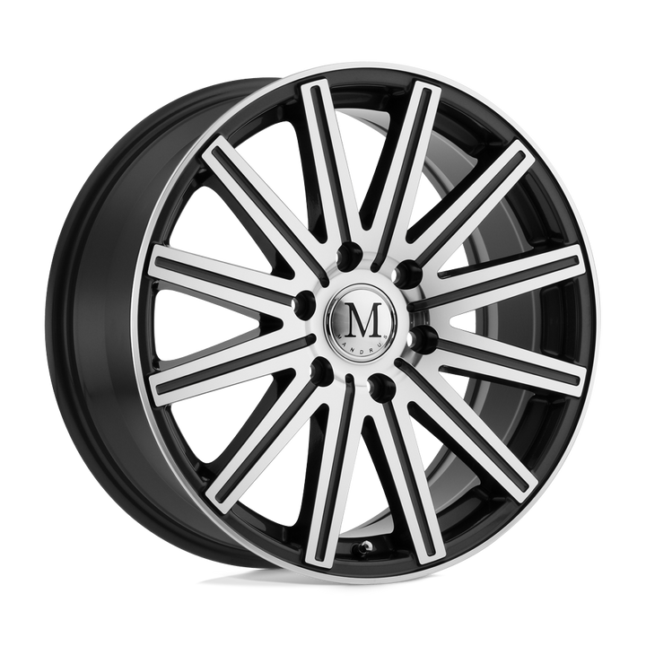 Mandrus Stark 17x7,5 6x130 52 84,1 Gunmetal avec face et lèvre coupées en miroir