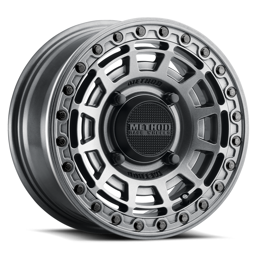Method Race Wheels MR415 Beadlock 15x7 4x136 38 106 Graphite - Gloss Graphite Ring