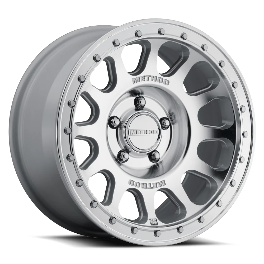 Method Race Wheels MR709 HD Bead Grip 18x9 5x127 12 71.5 Machined - Clear Coat