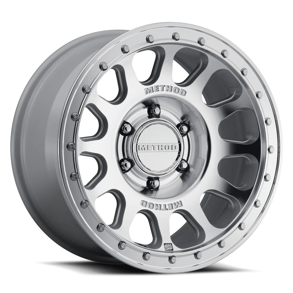Method Race Wheels MR709 HD Bead Grip 18x9 6x139.7 12 106.25 Machined - Clear Coat