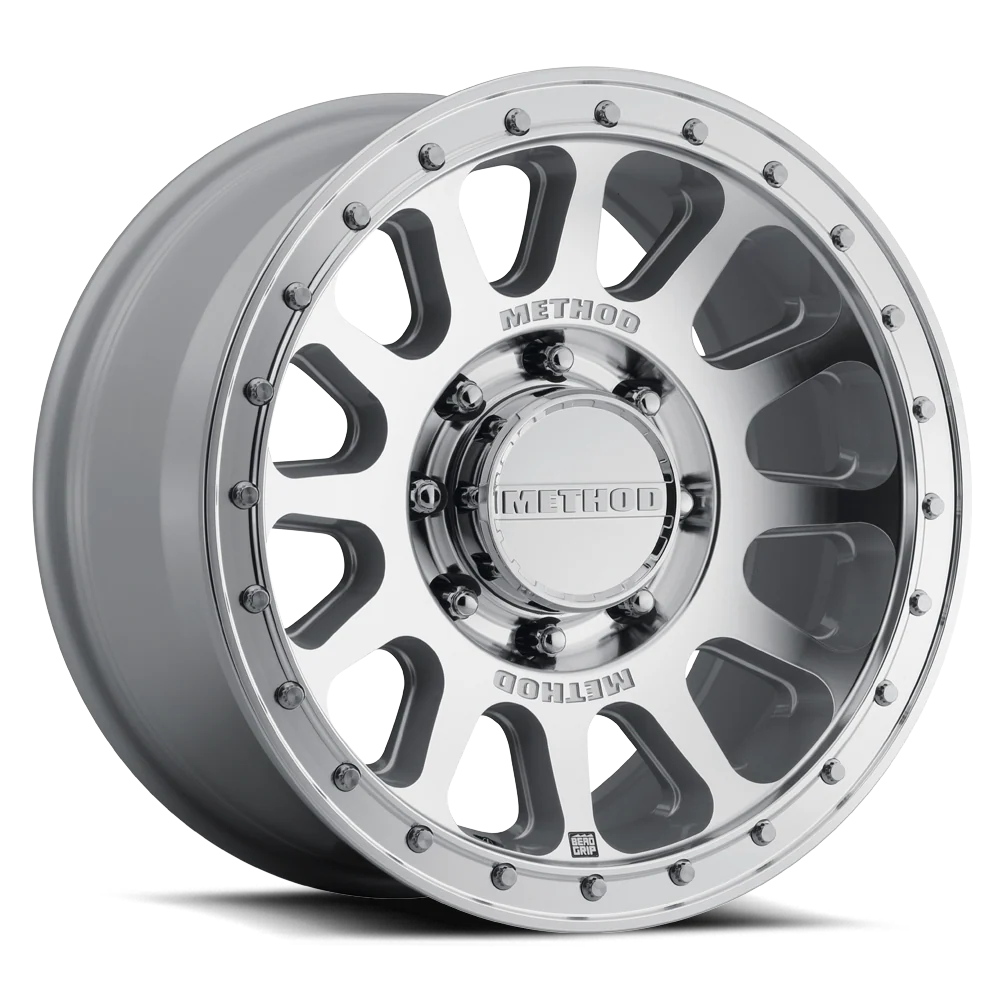 Method Race Wheels MR709 HD Bead Grip 18x9 8x180 12 124.1 Machined - Clear Coat