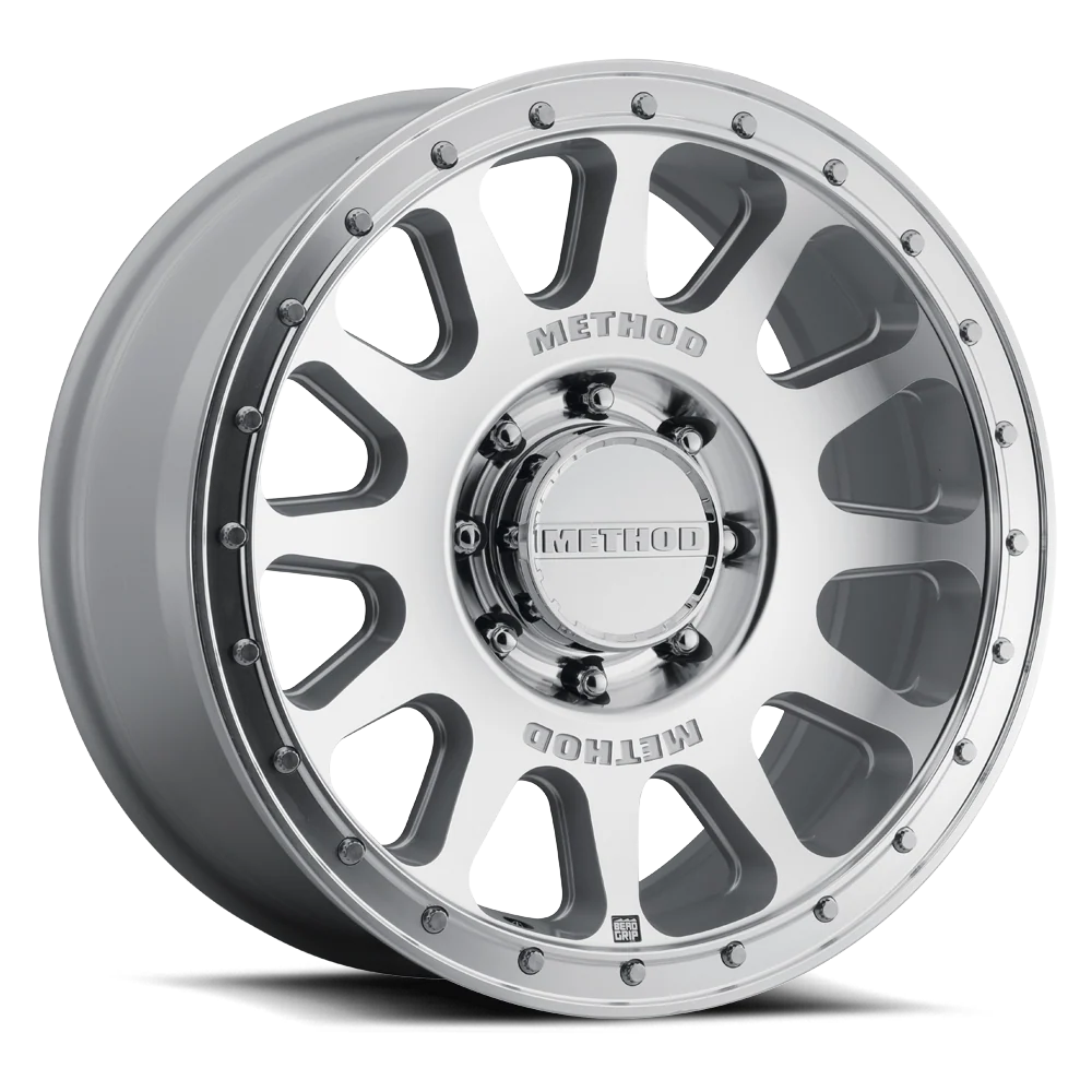 Method Race Wheels MR709 HD Bead Grip 20x9 8x180 12 124.1 Machined - Clear Coat