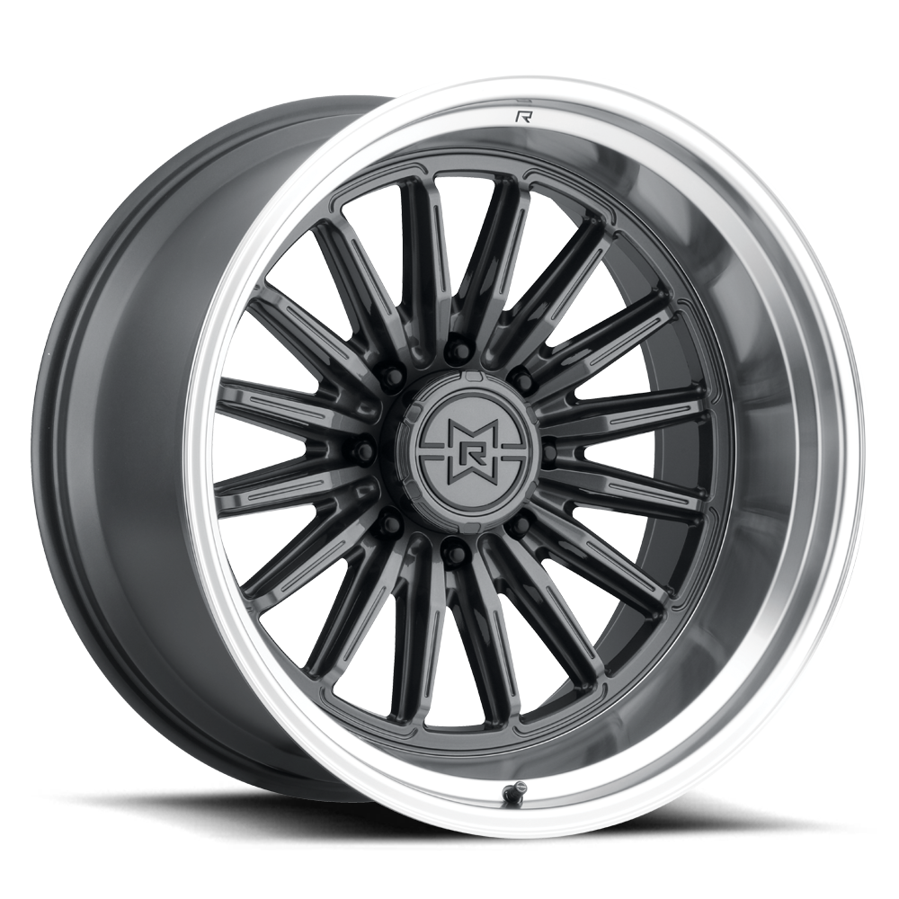 Method Race Wheels MR803 22x12 8x180 -40 124.1 Gloss Titanium - Machined Lip