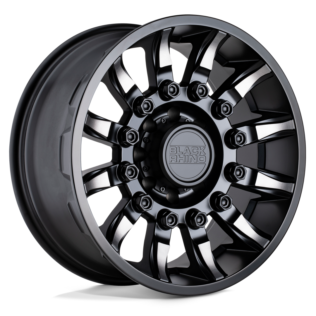 Black Rhino Mission 20x9 5x139.7 2 78.1 Matte Black W / Machined Tinted Spokes