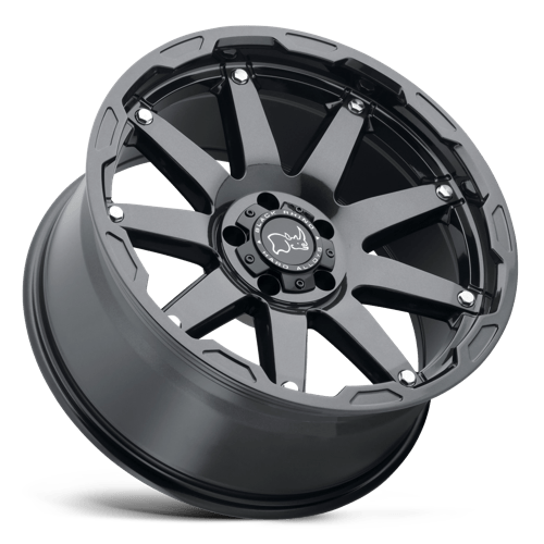 Black Rhino Oceano 20x9.5 5x127 -18 71.5 Gloss Gun Black W / Stainless Bolts