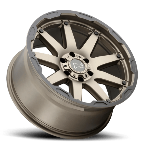 Black Rhino Oceano 20x12 5x127 -44 71.5 Matte Bronze W / Black Ring