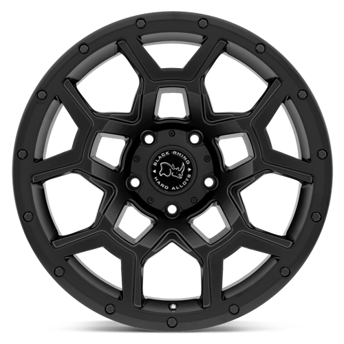 Black Rhino Overland 17x8 5x120 35 76.1 Matte Black