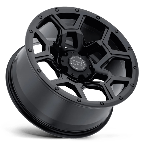 Black Rhino Overland 17x8 5x120 35 76.1 Matte Black