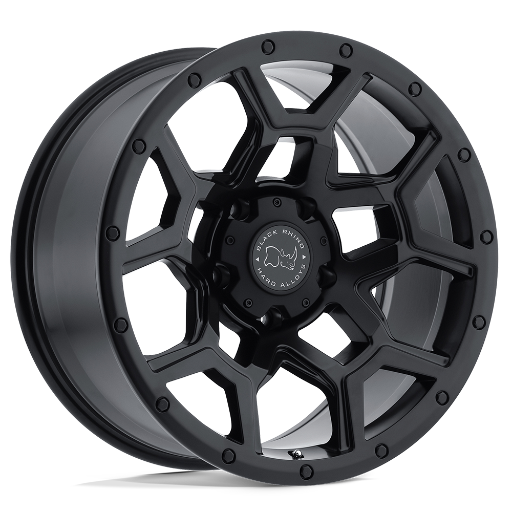 Black Rhino Overland 17x8 5x114.3 35 76.1 Noir Mat