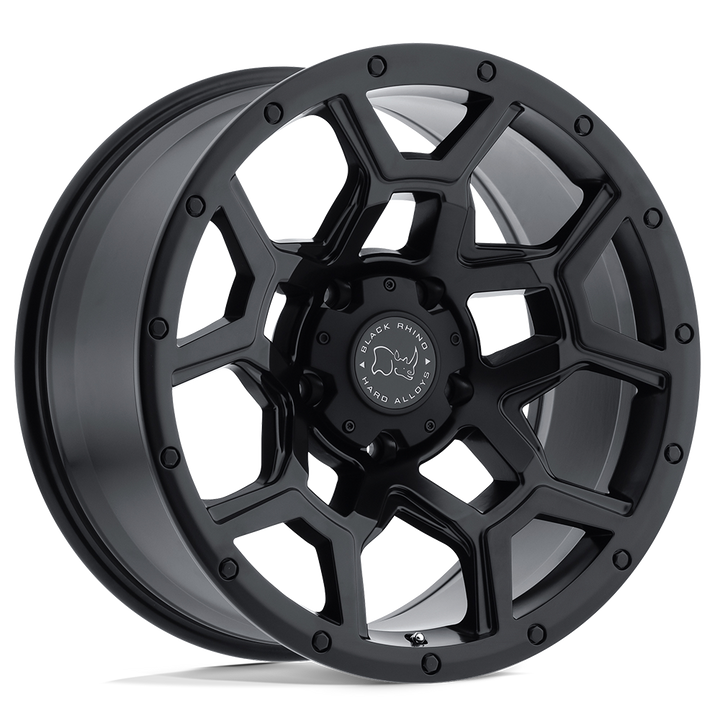 Black Rhino Overland 17x8 6x130 52 84.1 Matte Black