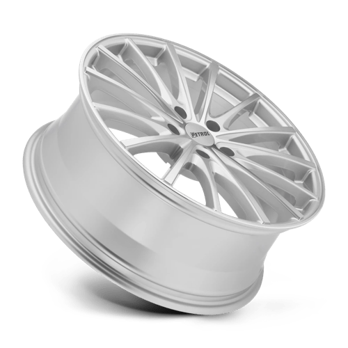 Petrol P3a 17x8 5x120 35 76.1 Silver W / Machined Cut Face