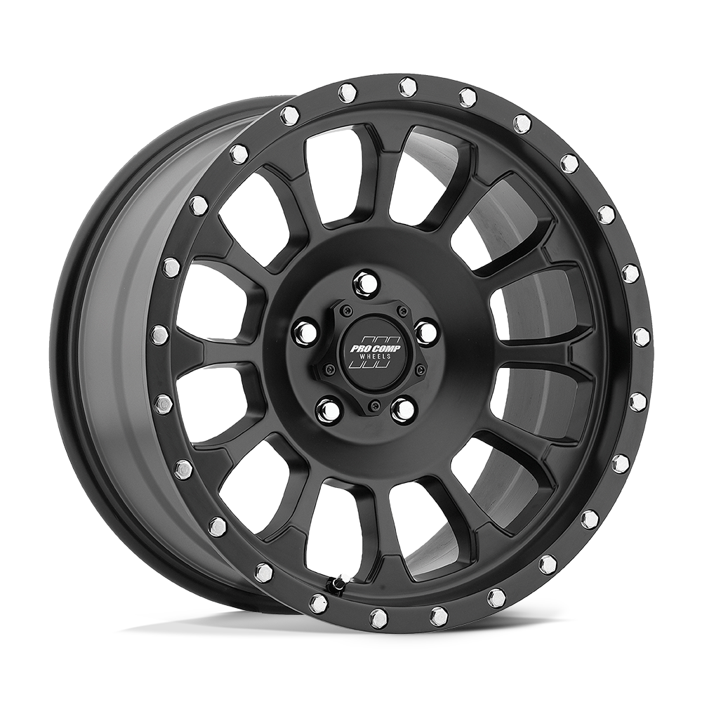 Pro Comp Pa34 Rockwell 18x9 6x139.7 0 108 Satin Black
