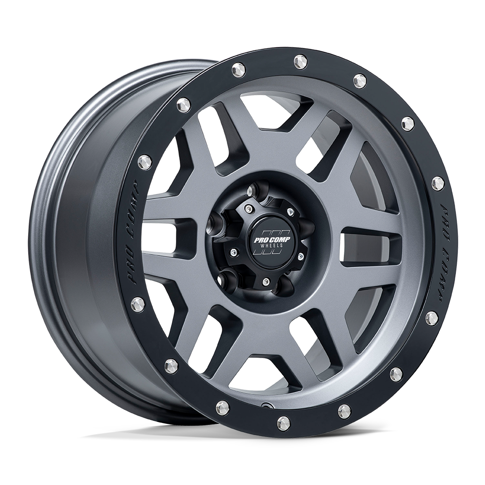 Pro Comp Pa41 Phaser 17x9 5x127 -6 83.06 Matte Graphite Black Lip